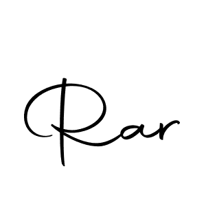 Create a beautiful signature design for name Rar. With this signature (Autography-DOLnW) fonts, you can make a handwritten signature for free. Rar signature style 10 images and pictures png