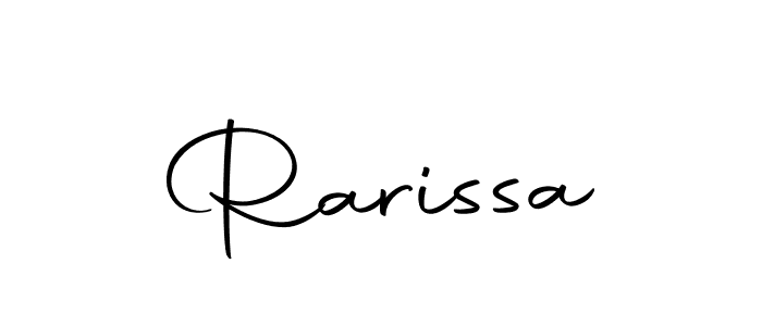 How to make Rarissa signature? Autography-DOLnW is a professional autograph style. Create handwritten signature for Rarissa name. Rarissa signature style 10 images and pictures png