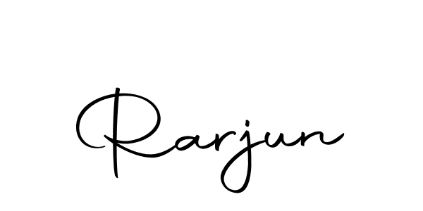 Design your own signature with our free online signature maker. With this signature software, you can create a handwritten (Autography-DOLnW) signature for name Rarjun. Rarjun signature style 10 images and pictures png