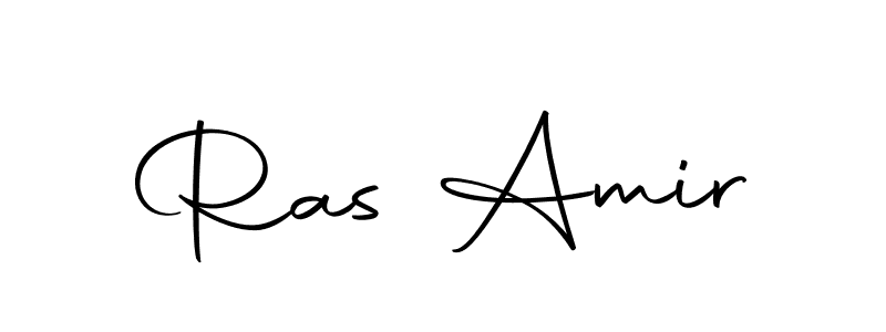 You should practise on your own different ways (Autography-DOLnW) to write your name (Ras Amir) in signature. don't let someone else do it for you. Ras Amir signature style 10 images and pictures png