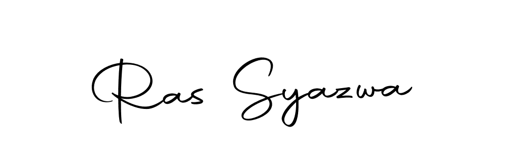 Design your own signature with our free online signature maker. With this signature software, you can create a handwritten (Autography-DOLnW) signature for name Ras Syazwa. Ras Syazwa signature style 10 images and pictures png