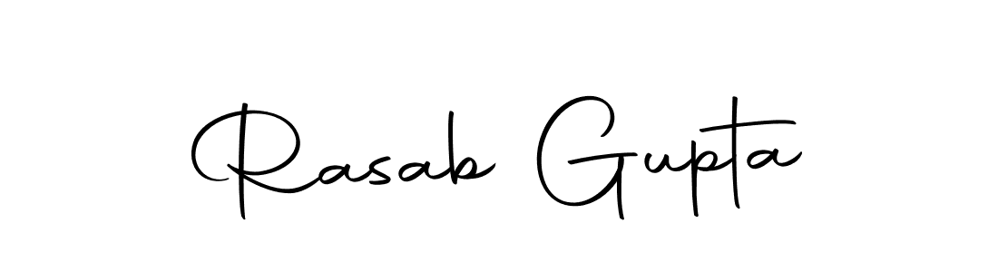 Rasab Gupta stylish signature style. Best Handwritten Sign (Autography-DOLnW) for my name. Handwritten Signature Collection Ideas for my name Rasab Gupta. Rasab Gupta signature style 10 images and pictures png