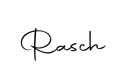 Design your own signature with our free online signature maker. With this signature software, you can create a handwritten (Autography-DOLnW) signature for name Rasch. Rasch signature style 10 images and pictures png
