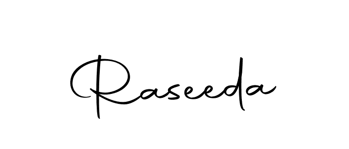 Create a beautiful signature design for name Raseeda. With this signature (Autography-DOLnW) fonts, you can make a handwritten signature for free. Raseeda signature style 10 images and pictures png