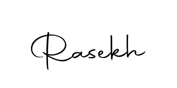 Use a signature maker to create a handwritten signature online. With this signature software, you can design (Autography-DOLnW) your own signature for name Rasekh. Rasekh signature style 10 images and pictures png