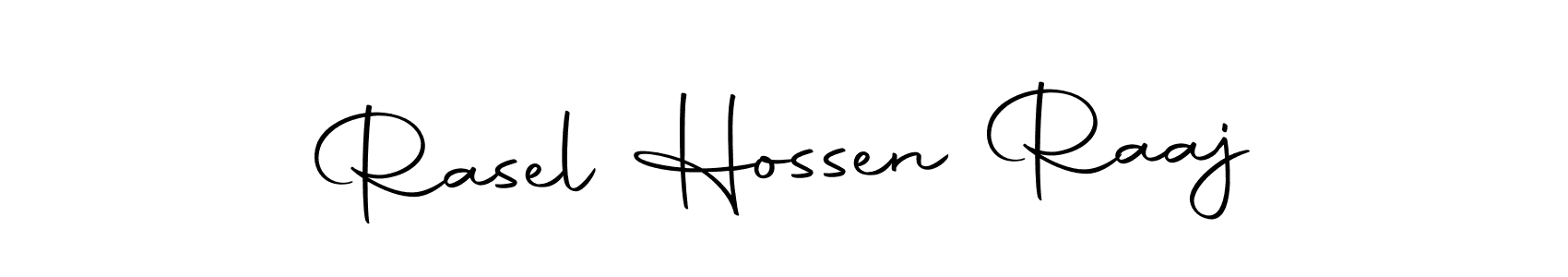 You should practise on your own different ways (Autography-DOLnW) to write your name (Rasel Hossen Raaj) in signature. don't let someone else do it for you. Rasel Hossen Raaj signature style 10 images and pictures png