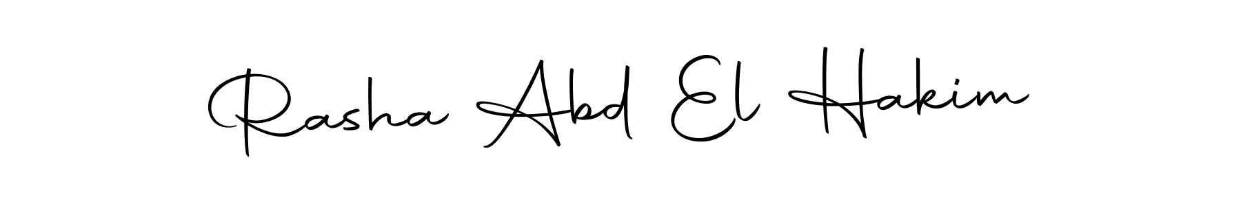 Rasha Abd El Hakim stylish signature style. Best Handwritten Sign (Autography-DOLnW) for my name. Handwritten Signature Collection Ideas for my name Rasha Abd El Hakim. Rasha Abd El Hakim signature style 10 images and pictures png