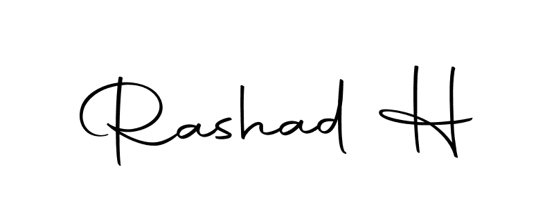 This is the best signature style for the Rashad H name. Also you like these signature font (Autography-DOLnW). Mix name signature. Rashad H signature style 10 images and pictures png