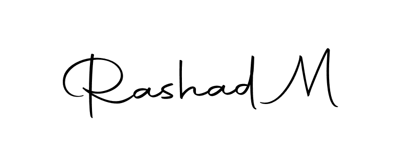 Here are the top 10 professional signature styles for the name Rashad M. These are the best autograph styles you can use for your name. Rashad M signature style 10 images and pictures png