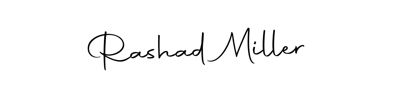 Use a signature maker to create a handwritten signature online. With this signature software, you can design (Autography-DOLnW) your own signature for name Rashad Miller. Rashad Miller signature style 10 images and pictures png