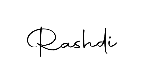 Make a beautiful signature design for name Rashdi. With this signature (Autography-DOLnW) style, you can create a handwritten signature for free. Rashdi signature style 10 images and pictures png