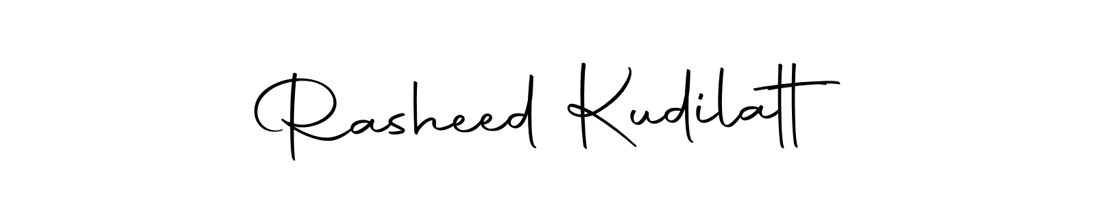 Use a signature maker to create a handwritten signature online. With this signature software, you can design (Autography-DOLnW) your own signature for name Rasheed Kudilatt. Rasheed Kudilatt signature style 10 images and pictures png