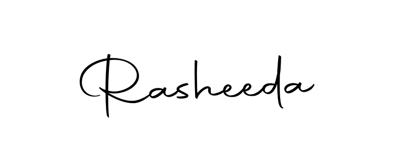 How to make Rasheeda signature? Autography-DOLnW is a professional autograph style. Create handwritten signature for Rasheeda name. Rasheeda signature style 10 images and pictures png