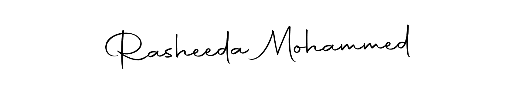 It looks lik you need a new signature style for name Rasheeda Mohammed. Design unique handwritten (Autography-DOLnW) signature with our free signature maker in just a few clicks. Rasheeda Mohammed signature style 10 images and pictures png