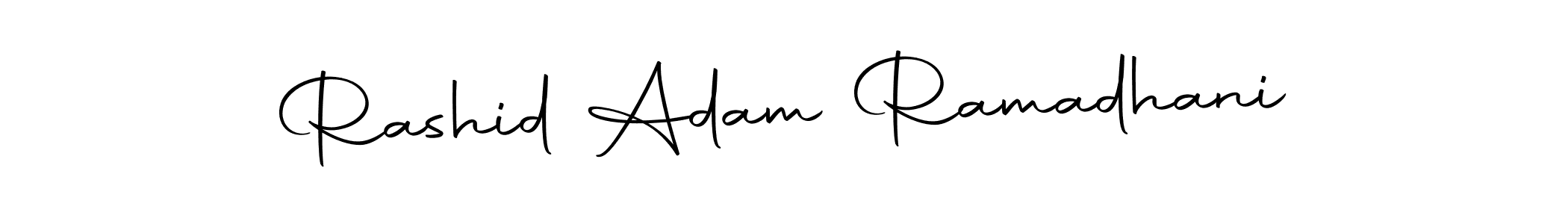 Design your own signature with our free online signature maker. With this signature software, you can create a handwritten (Autography-DOLnW) signature for name Rashid Adam Ramadhani. Rashid Adam Ramadhani signature style 10 images and pictures png