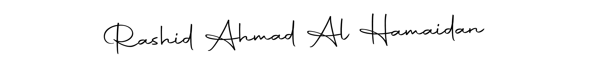 This is the best signature style for the Rashid Ahmad Al Hamaidan name. Also you like these signature font (Autography-DOLnW). Mix name signature. Rashid Ahmad Al Hamaidan signature style 10 images and pictures png