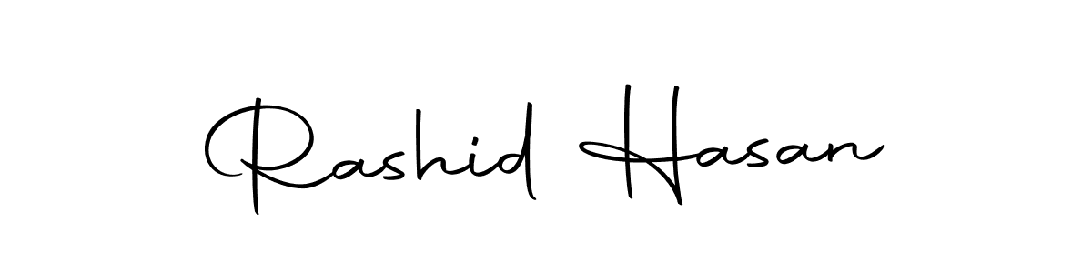 The best way (Autography-DOLnW) to make a short signature is to pick only two or three words in your name. The name Rashid Hasan include a total of six letters. For converting this name. Rashid Hasan signature style 10 images and pictures png