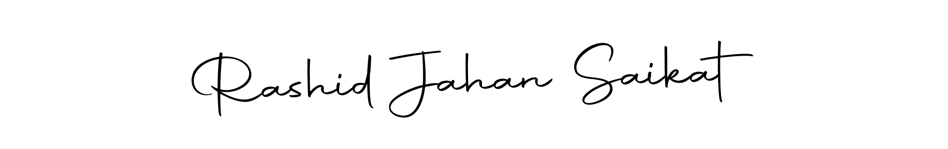 Make a beautiful signature design for name Rashid Jahan Saikat. Use this online signature maker to create a handwritten signature for free. Rashid Jahan Saikat signature style 10 images and pictures png