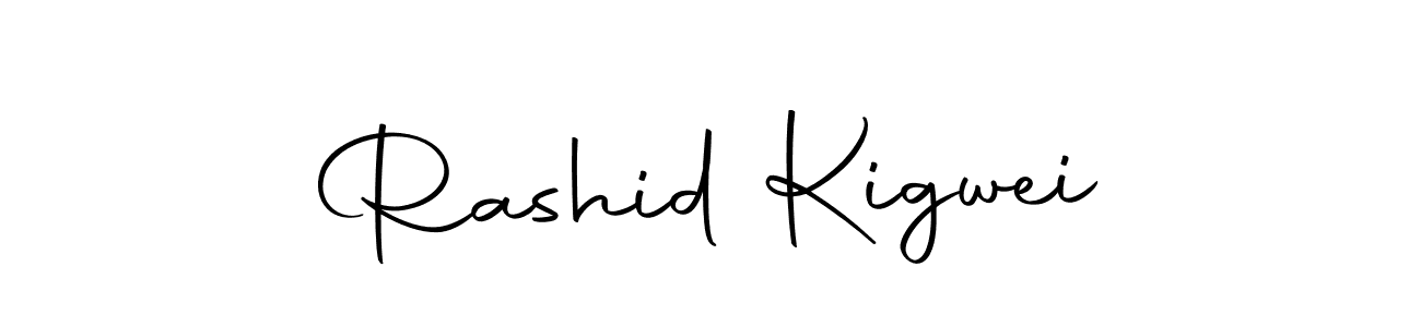 Create a beautiful signature design for name Rashid Kigwei. With this signature (Autography-DOLnW) fonts, you can make a handwritten signature for free. Rashid Kigwei signature style 10 images and pictures png