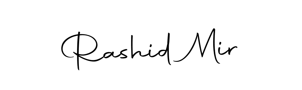 Use a signature maker to create a handwritten signature online. With this signature software, you can design (Autography-DOLnW) your own signature for name Rashid Mir. Rashid Mir signature style 10 images and pictures png