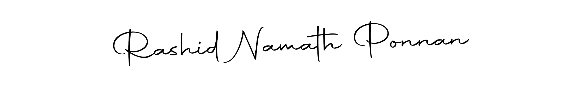 Design your own signature with our free online signature maker. With this signature software, you can create a handwritten (Autography-DOLnW) signature for name Rashid Namath Ponnan. Rashid Namath Ponnan signature style 10 images and pictures png