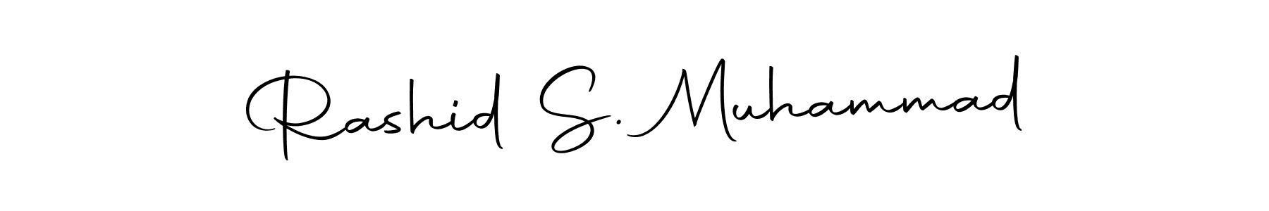 It looks lik you need a new signature style for name Rashid S. Muhammad. Design unique handwritten (Autography-DOLnW) signature with our free signature maker in just a few clicks. Rashid S. Muhammad signature style 10 images and pictures png