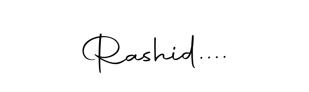 How to make Rashid.... signature? Autography-DOLnW is a professional autograph style. Create handwritten signature for Rashid.... name. Rashid.... signature style 10 images and pictures png