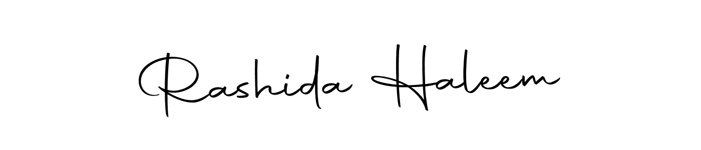 The best way (Autography-DOLnW) to make a short signature is to pick only two or three words in your name. The name Rashida Haleem include a total of six letters. For converting this name. Rashida Haleem signature style 10 images and pictures png
