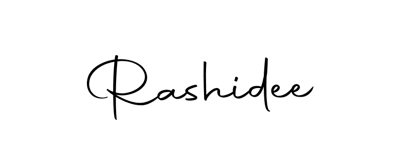 Make a beautiful signature design for name Rashidee. Use this online signature maker to create a handwritten signature for free. Rashidee signature style 10 images and pictures png