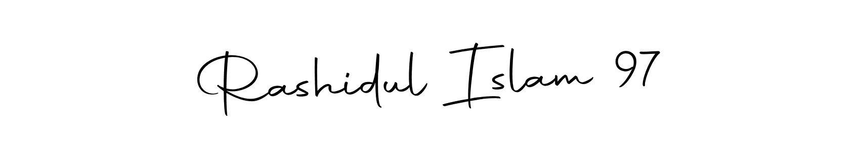 The best way (Autography-DOLnW) to make a short signature is to pick only two or three words in your name. The name Rashidul Islam 97 include a total of six letters. For converting this name. Rashidul Islam 97 signature style 10 images and pictures png