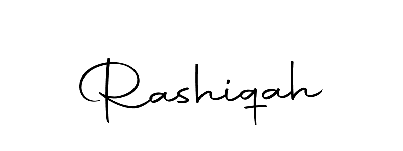 Make a beautiful signature design for name Rashiqah. Use this online signature maker to create a handwritten signature for free. Rashiqah signature style 10 images and pictures png