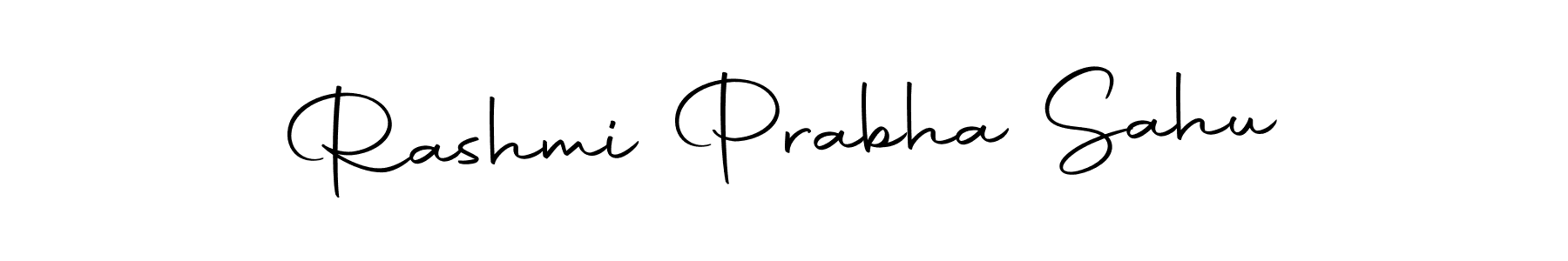 The best way (Autography-DOLnW) to make a short signature is to pick only two or three words in your name. The name Rashmi Prabha Sahu include a total of six letters. For converting this name. Rashmi Prabha Sahu signature style 10 images and pictures png