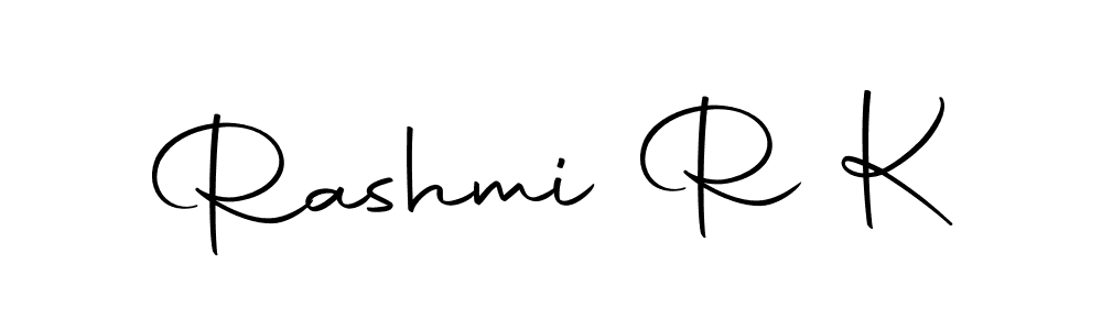 This is the best signature style for the Rashmi R K name. Also you like these signature font (Autography-DOLnW). Mix name signature. Rashmi R K signature style 10 images and pictures png