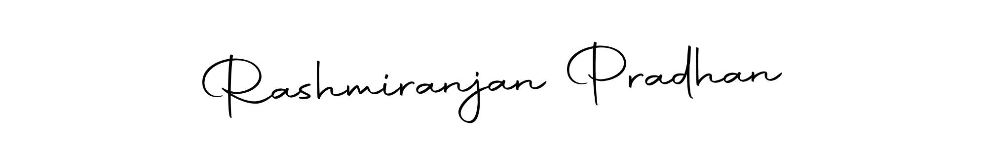 How to make Rashmiranjan Pradhan name signature. Use Autography-DOLnW style for creating short signs online. This is the latest handwritten sign. Rashmiranjan Pradhan signature style 10 images and pictures png