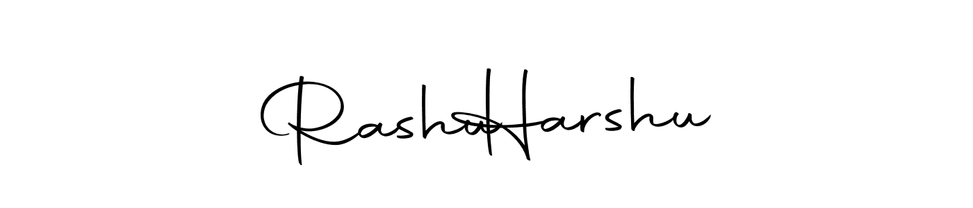 Make a beautiful signature design for name Rashu   Harshu. Use this online signature maker to create a handwritten signature for free. Rashu   Harshu signature style 10 images and pictures png