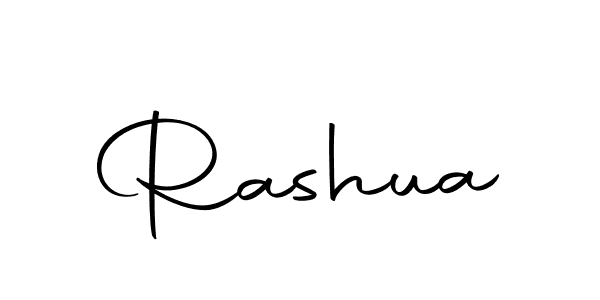 Design your own signature with our free online signature maker. With this signature software, you can create a handwritten (Autography-DOLnW) signature for name Rashua. Rashua signature style 10 images and pictures png
