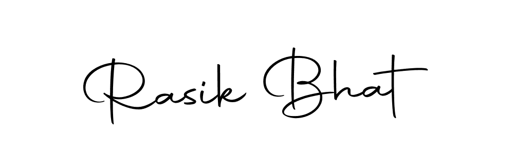 Make a beautiful signature design for name Rasik Bhat. With this signature (Autography-DOLnW) style, you can create a handwritten signature for free. Rasik Bhat signature style 10 images and pictures png