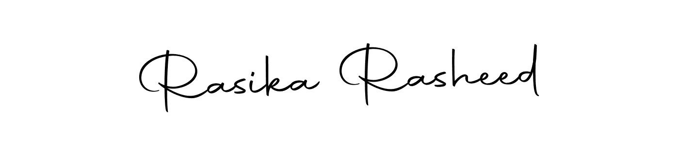 You should practise on your own different ways (Autography-DOLnW) to write your name (Rasika Rasheed) in signature. don't let someone else do it for you. Rasika Rasheed signature style 10 images and pictures png