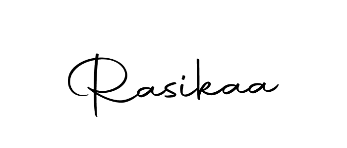 Use a signature maker to create a handwritten signature online. With this signature software, you can design (Autography-DOLnW) your own signature for name Rasikaa. Rasikaa signature style 10 images and pictures png