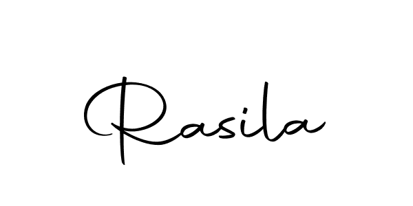 Design your own signature with our free online signature maker. With this signature software, you can create a handwritten (Autography-DOLnW) signature for name Rasila. Rasila signature style 10 images and pictures png