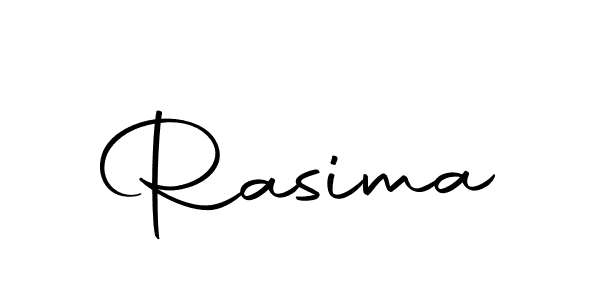 Create a beautiful signature design for name Rasima. With this signature (Autography-DOLnW) fonts, you can make a handwritten signature for free. Rasima signature style 10 images and pictures png