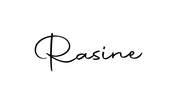 Rasine stylish signature style. Best Handwritten Sign (Autography-DOLnW) for my name. Handwritten Signature Collection Ideas for my name Rasine. Rasine signature style 10 images and pictures png