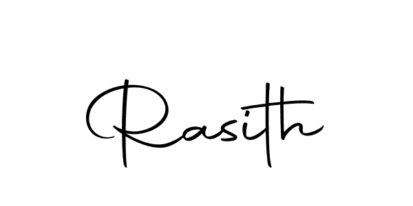 Create a beautiful signature design for name Rasith. With this signature (Autography-DOLnW) fonts, you can make a handwritten signature for free. Rasith signature style 10 images and pictures png