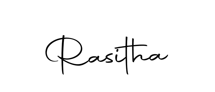 Make a beautiful signature design for name Rasitha. With this signature (Autography-DOLnW) style, you can create a handwritten signature for free. Rasitha signature style 10 images and pictures png