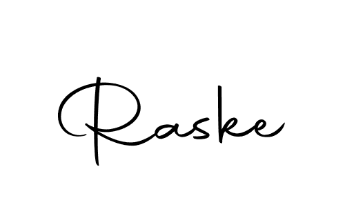 You should practise on your own different ways (Autography-DOLnW) to write your name (Raske) in signature. don't let someone else do it for you. Raske signature style 10 images and pictures png