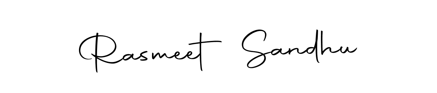 Create a beautiful signature design for name Rasmeet Sandhu. With this signature (Autography-DOLnW) fonts, you can make a handwritten signature for free. Rasmeet Sandhu signature style 10 images and pictures png