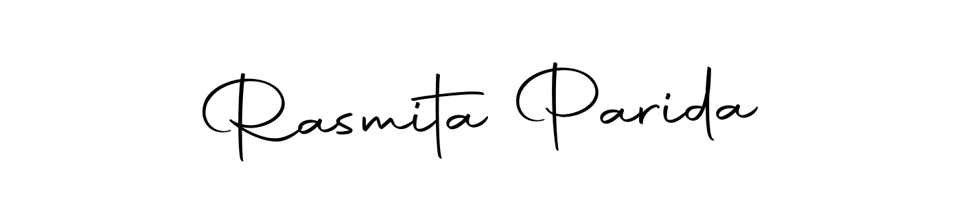 Make a beautiful signature design for name Rasmita Parida. Use this online signature maker to create a handwritten signature for free. Rasmita Parida signature style 10 images and pictures png