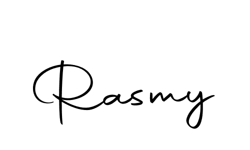 Design your own signature with our free online signature maker. With this signature software, you can create a handwritten (Autography-DOLnW) signature for name Rasmy. Rasmy signature style 10 images and pictures png