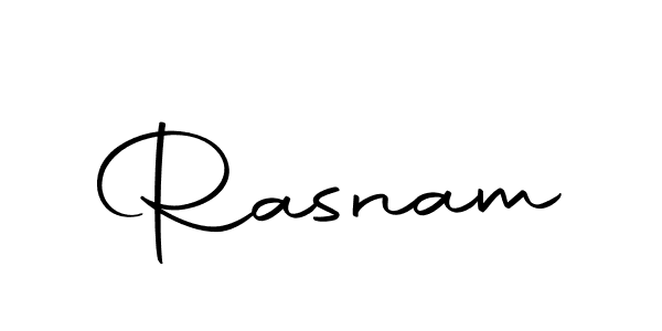 Make a beautiful signature design for name Rasnam. With this signature (Autography-DOLnW) style, you can create a handwritten signature for free. Rasnam signature style 10 images and pictures png