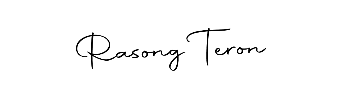 if you are searching for the best signature style for your name Rasong Teron. so please give up your signature search. here we have designed multiple signature styles  using Autography-DOLnW. Rasong Teron signature style 10 images and pictures png
